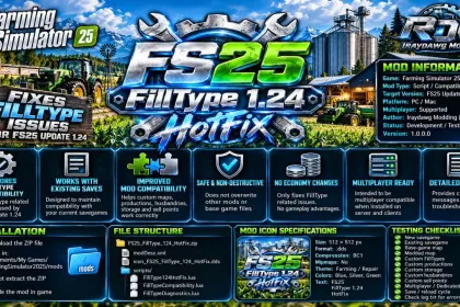 FillType HotFix — FillType Fix for Farming Simulator 25