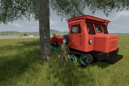 Legendarny Leśny Ciągnik TT-4 — Potężny Gąsienicowy Traktor do FS25
