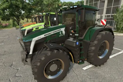 Traktor Massey Ferguson 9S für Farming Simulator 25 — 4