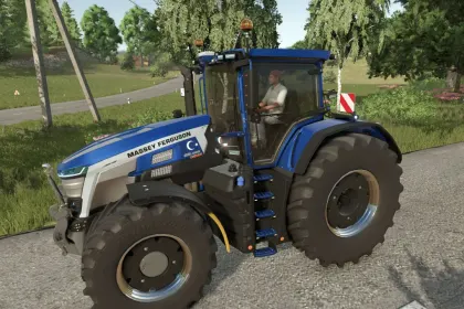 Traktor Massey Ferguson 9S für Farming Simulator 25 — 5
