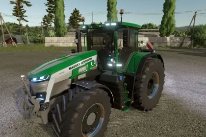 Traktor Massey Ferguson 9S für Farming Simulator 25 — 6