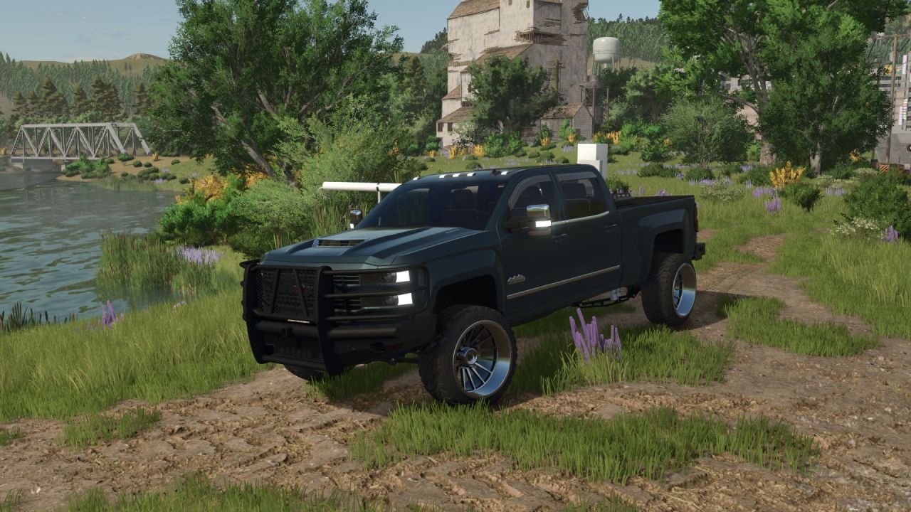 Пікап Chevrolet Silverado High Country 2017 для Farming Simulator 25