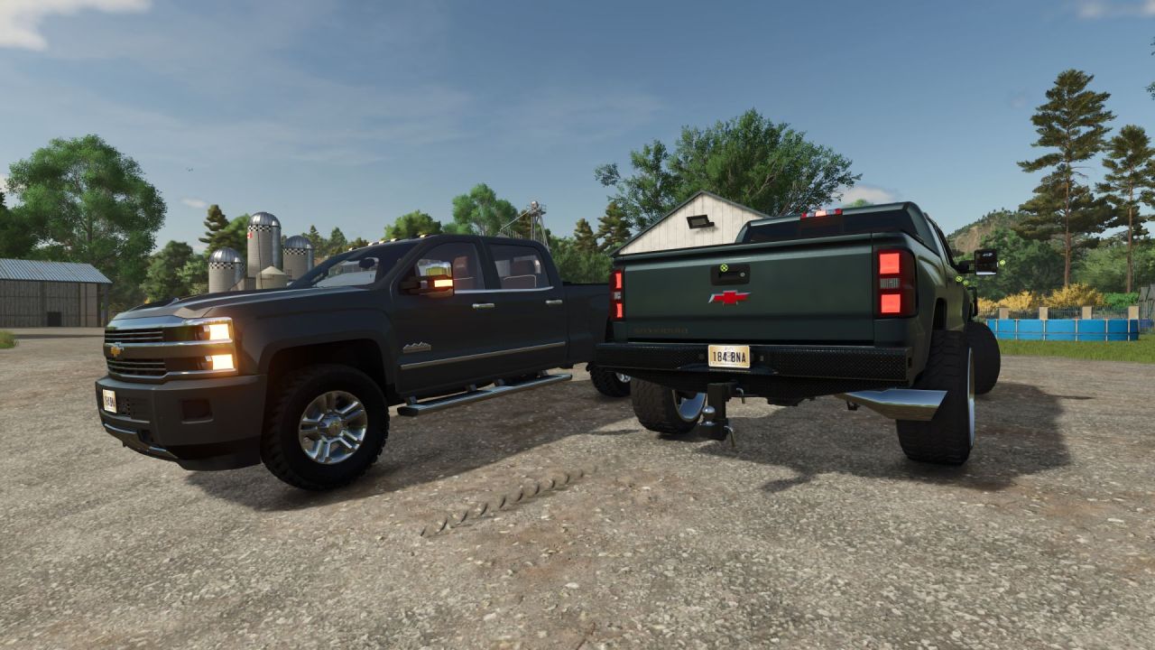 Пікап Chevrolet Silverado High Country 2017 для Farming Simulator 25