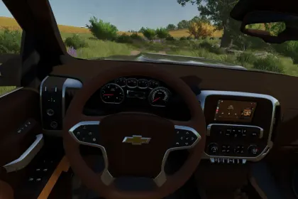 Пікап Chevrolet Silverado High Country 2017 для Farming Simulator 25 — 6