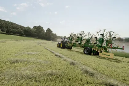Tedder Krone Kwadro 2000 for Farming Simulator 25
