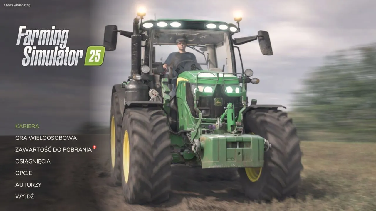 Nowe tło Custom dla Farming Simulator 25 — Stylowe Menu i Atmosfera Gry