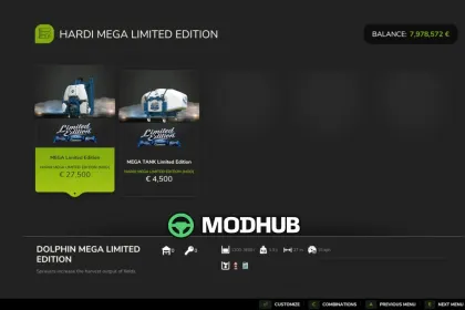 Обприскувач Hardi MEGA Limited Edition для FS25 — 2