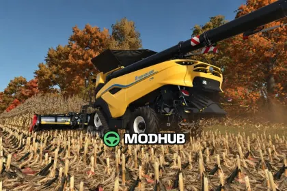 Chopped Corn Flow V1.0 mod for FS25