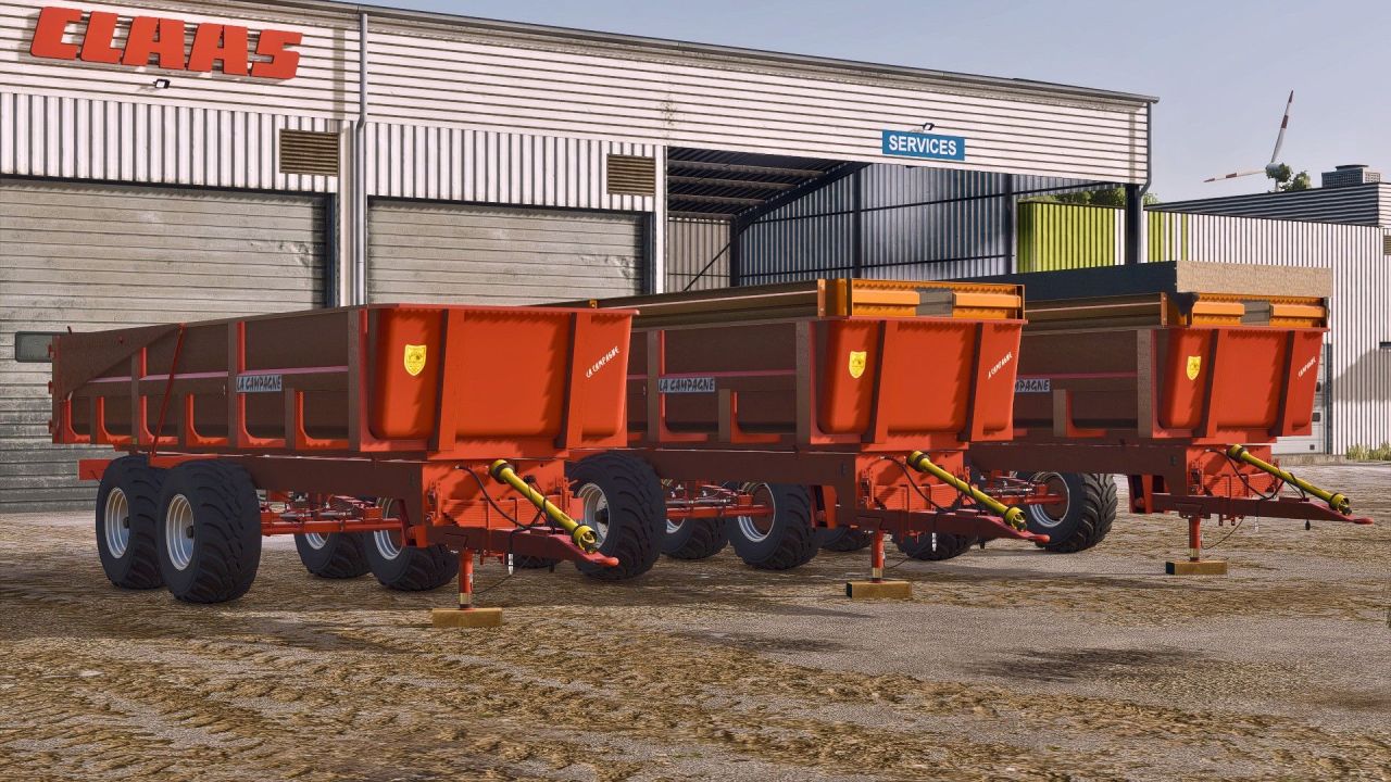 Ефективний Самоскид La Campagne BBC16 для Farming Simulator 25 — Універсальний Причіп для Зерна та Силосу