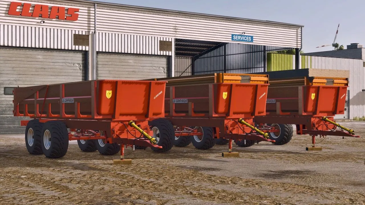 Ефективний Самоскид La Campagne BBC16 для Farming Simulator 25 — Універсальний Причіп для Зерна та Силосу