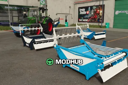 Bale Unroller FK Machinery AF for FS25