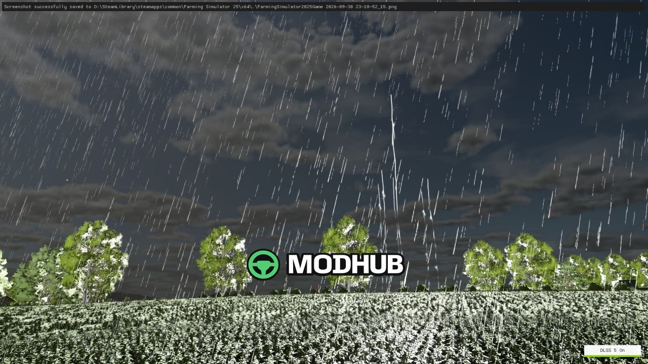 Скрипт Realistic Storm System V1.0 для FS25