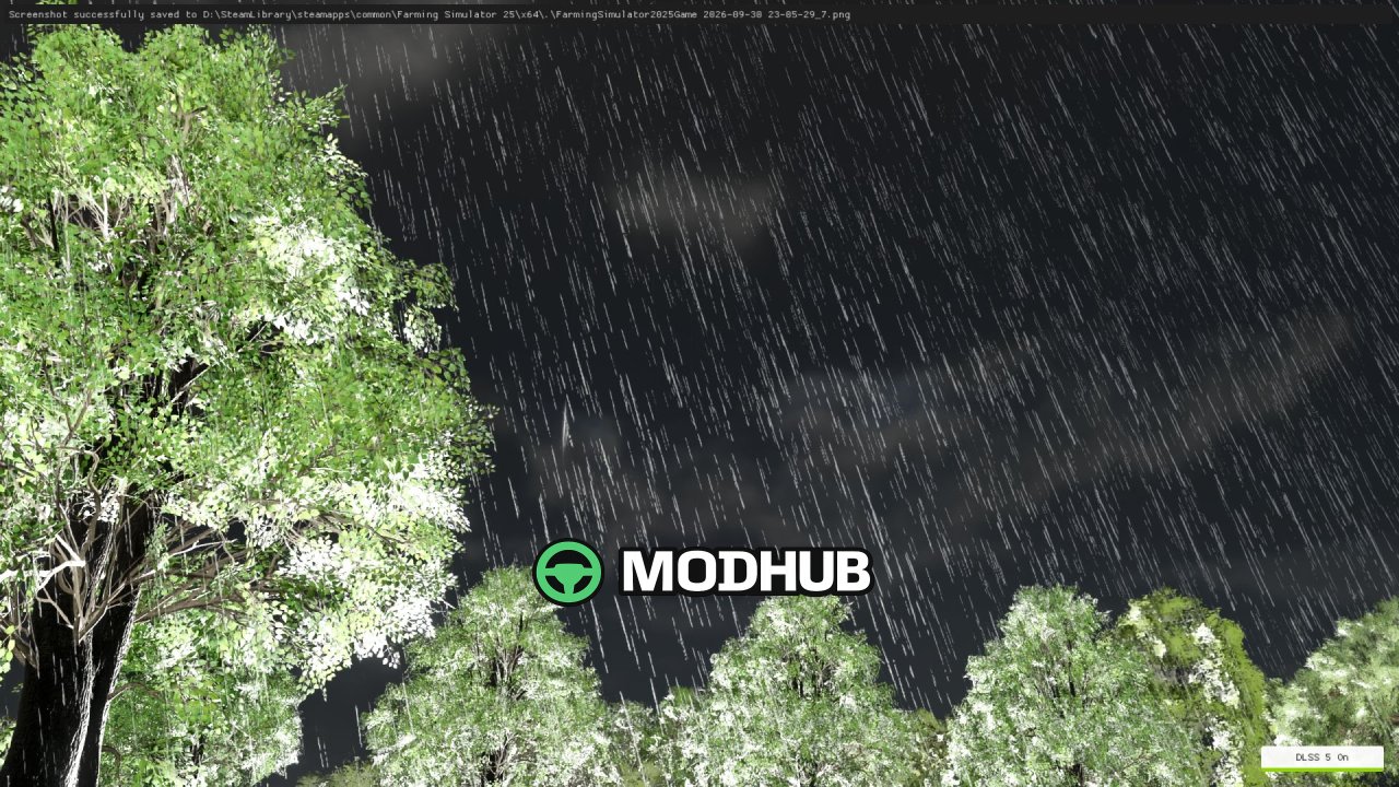 Скрипт Realistic Storm System V1.0 для FS25