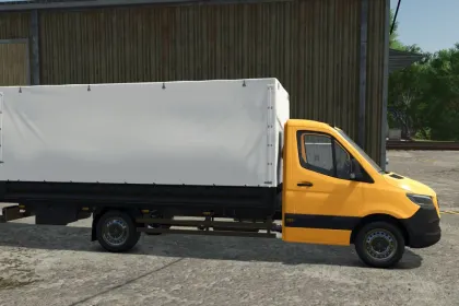 Швидкий Фургон Mercedes Sprinter W910 для Farming Simulator 25 — Тюнінг, Пасажири та Інтерактивний Тент — 5