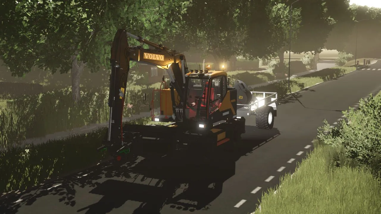 Leistungsstarker Radlader Volvo EWR170E für Farming Simulator 25