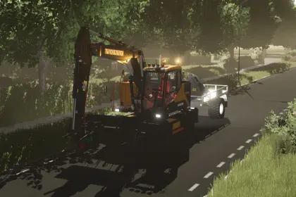 Leistungsstarker Radlader Volvo EWR170E für Farming Simulator 25 — 1