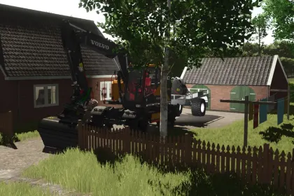 Leistungsstarker Radlader Volvo EWR170E für Farming Simulator 25 — 2
