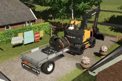 Leistungsstarker Radlader Volvo EWR170E für Farming Simulator 25 — 3