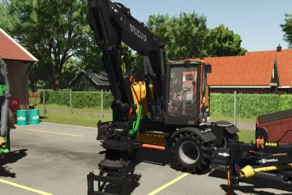 Leistungsstarker Radlader Volvo EWR170E für Farming Simulator 25 — 4