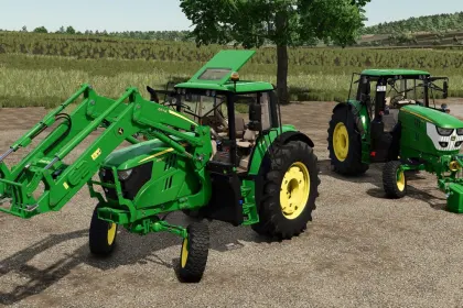 Tractor John Deere 6135/6155M 2WD for Farming Simulator 25