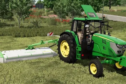 Tractor John Deere 6135/6155M 2WD for Farming Simulator 25 — 2