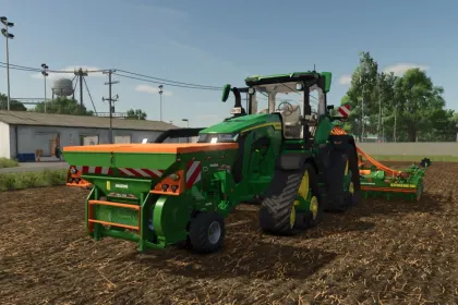 Effizientes Saatgutpaket AMAZONE Combo Pack 6m mit Frontbehälter für FS25