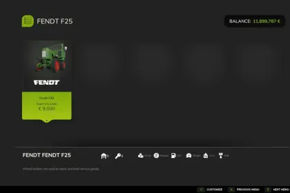 Legendarny Traktor Fendt Dieselross F25 — Klasyka dla Małych i Średnich Farm w FS25 — 2