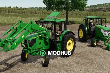 Tractor John Deere 6135/6155M 2WD v1.0 for FS25
