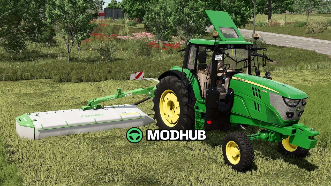 Ciągnik John Deere 6135/6155M 2WD v1.0 do FS25