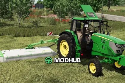 Ciągnik John Deere 6135/6155M 2WD v1.0 do FS25 — 3