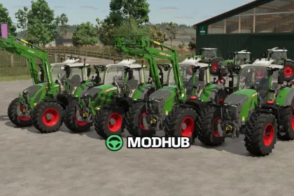 Tractor Fendt 700 Vario Series V1.5 para FS25 — 2