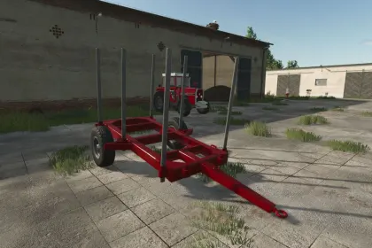 Efektywny Przyczep Small Log Transport Trailer do Transportu Kłód w Farming Simulator 25 — 2