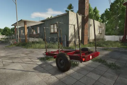 Efektywny Przyczep Small Log Transport Trailer do Transportu Kłód w Farming Simulator 25 — 3