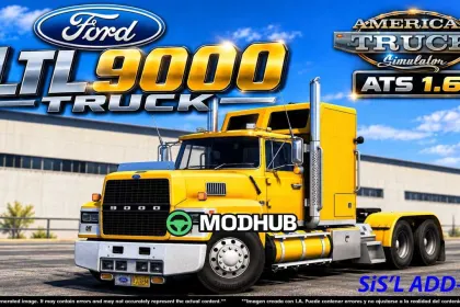 Ciężarówka Ford LTL 9000 SiSL Megapack Add-on v4.0 do ATS