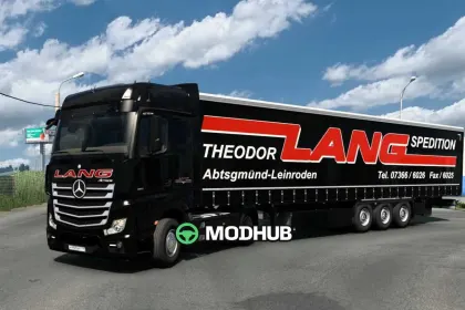 Комбо-скін LANG Spedition v1.0 для ETS2