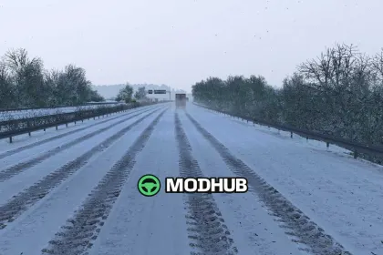 Wintermod Frosty Winter v10.8 für ETS2