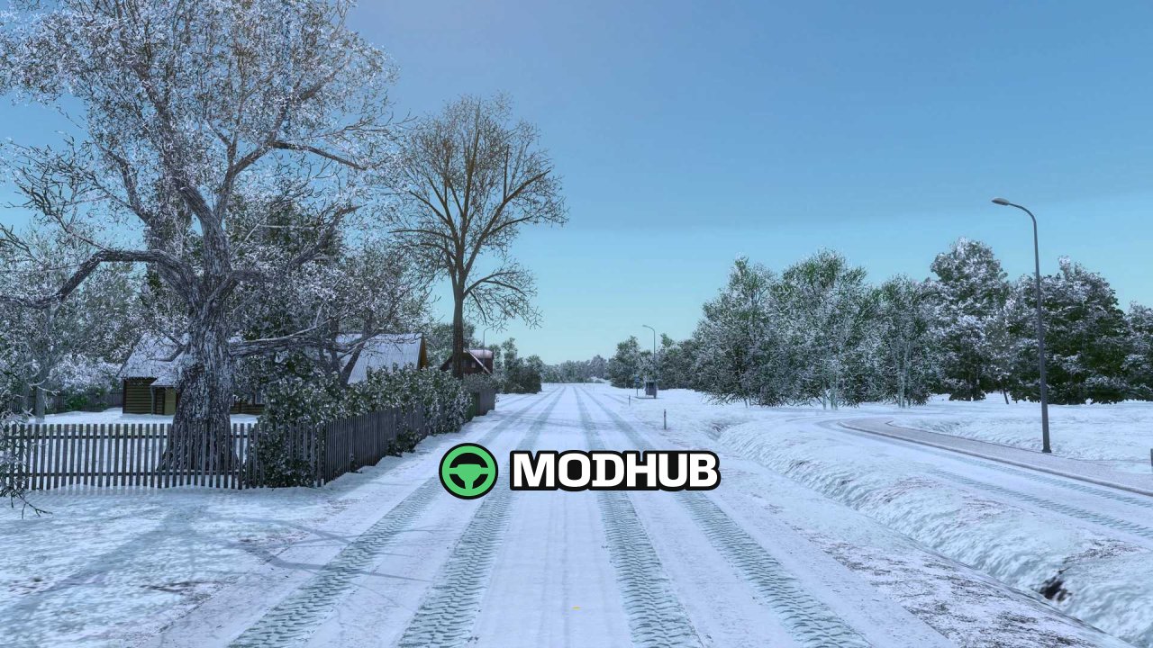Wintermod Frosty Winter v10.8 für ETS2