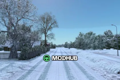Wintermod Frosty Winter v10.8 für ETS2 — 2
