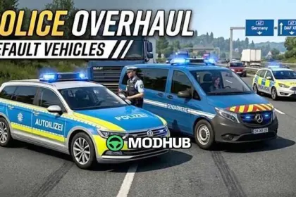 Polizei Overhaul v1.61 für ETS2