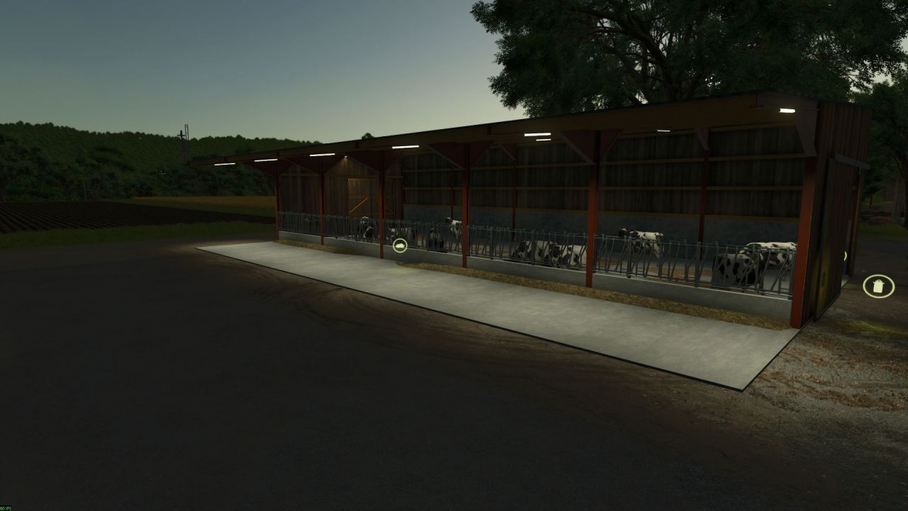 Корівник для м'ясної худоби для Farming Simulator 25