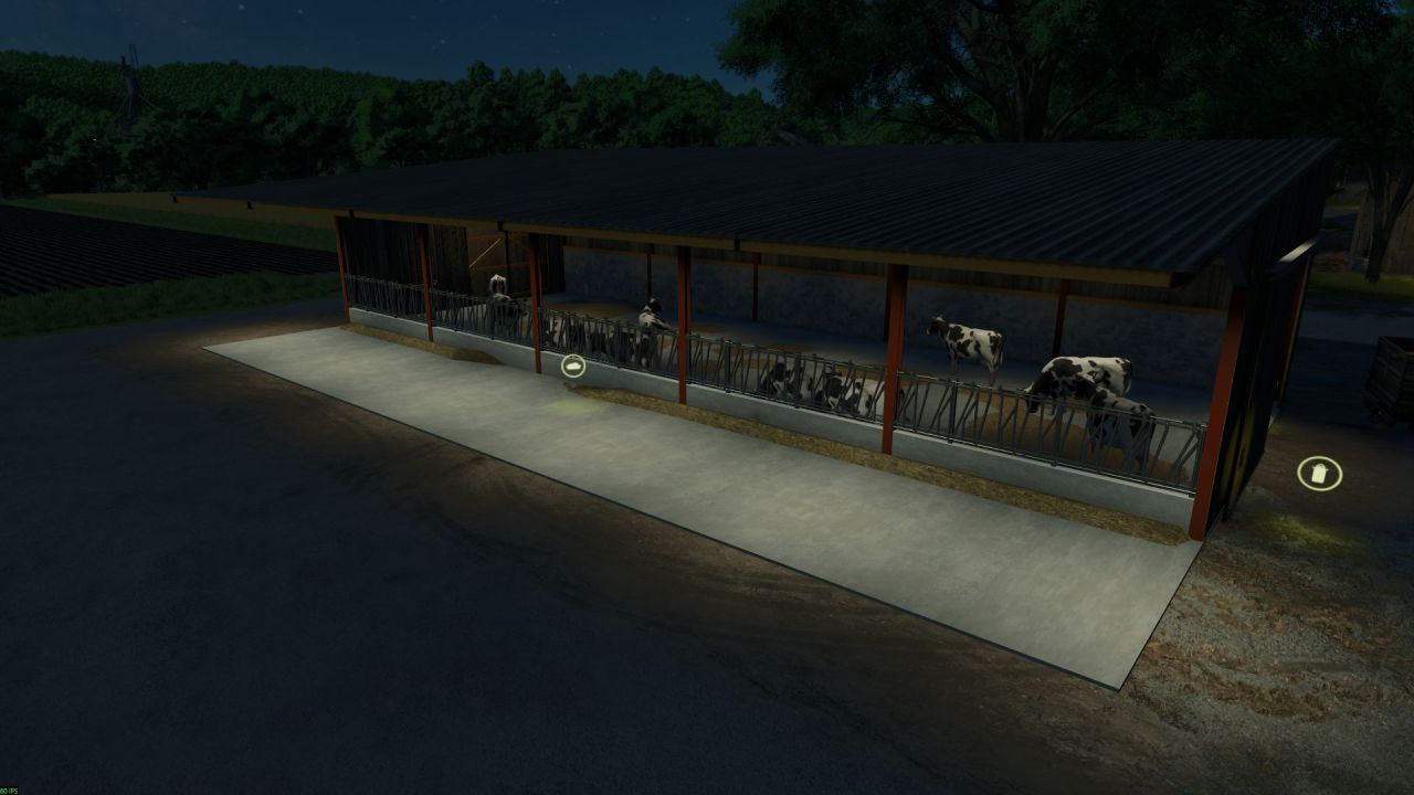 Корівник для м'ясної худоби для Farming Simulator 25
