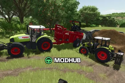 Трактор Claas Ares 800 Series V1.3 для FS25 — 3