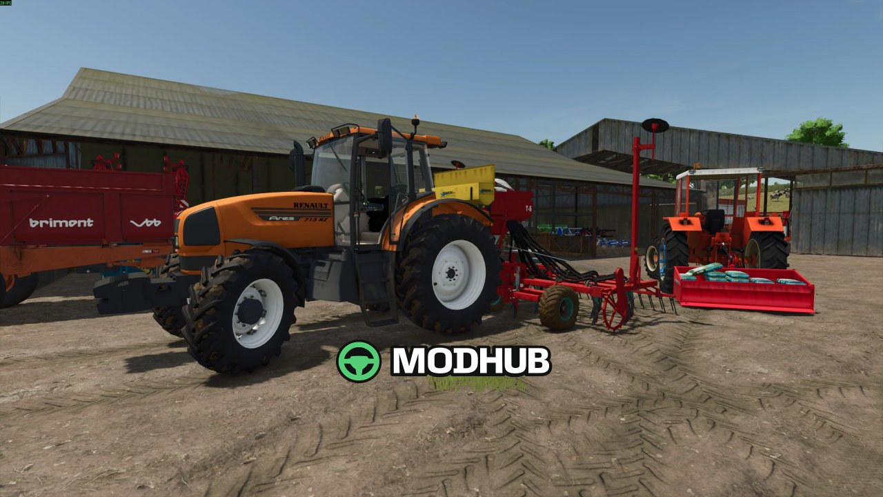 Трактор Renault Ares 700/800 Series V1.3 для FS25