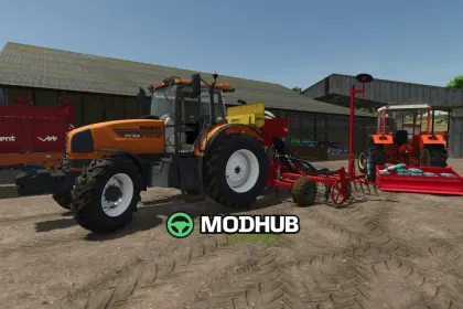 Трактор Renault Ares 700/800 Series V1.3 для FS25 — 3