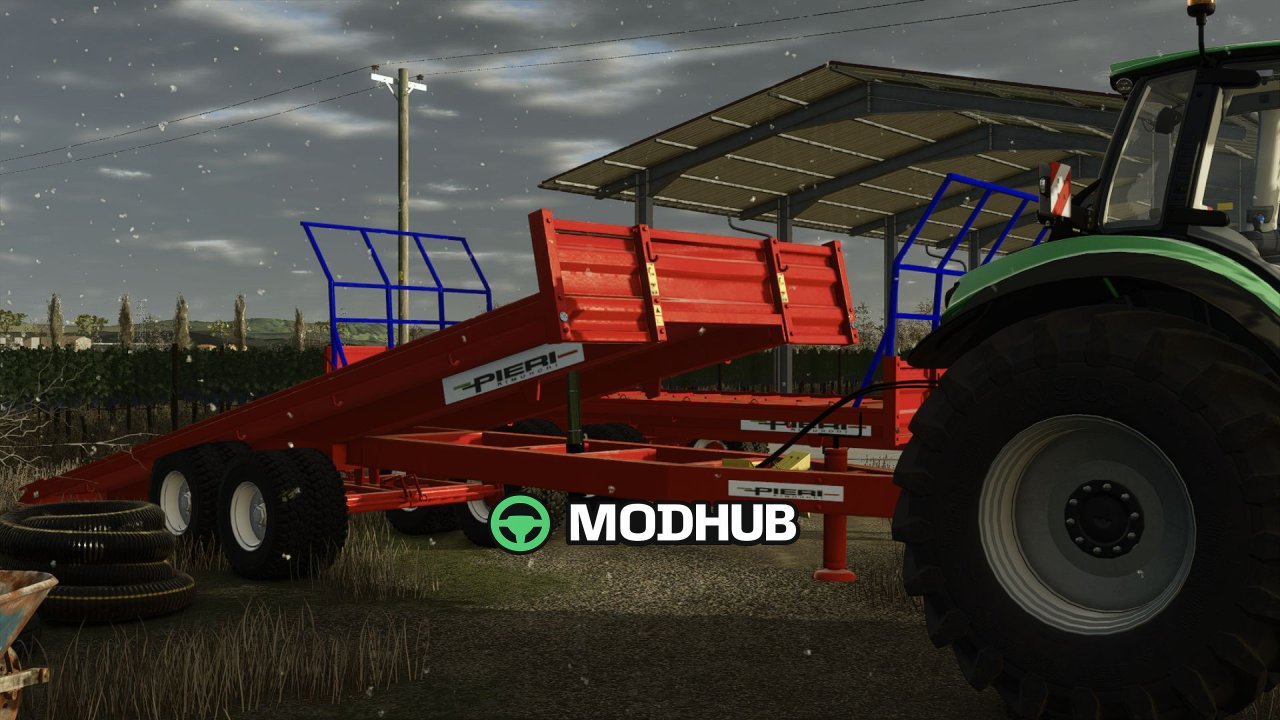Причіп Pieri GP140 V1.1 для FS25