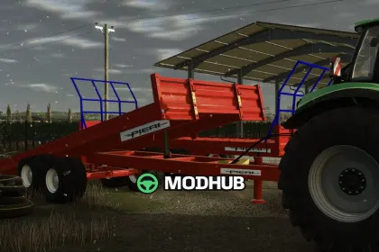 Причіп Pieri GP140 V1.1 для FS25 — 2