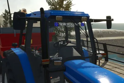 Трактор New Holland TM125 Edit для Farming Simulator 25 — 3