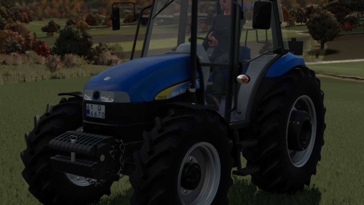 Трактор New Holland TD65D для Farming Simulator 25