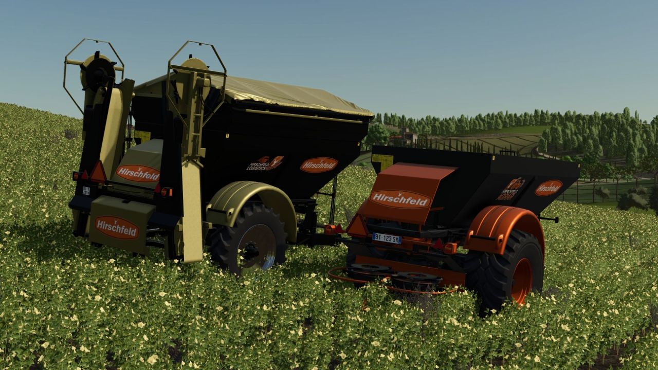 Ефективний Розкидач Bredal Lime & Fertilizer Spreader – Hirschfeld Variant для FS25 - Скріншоти