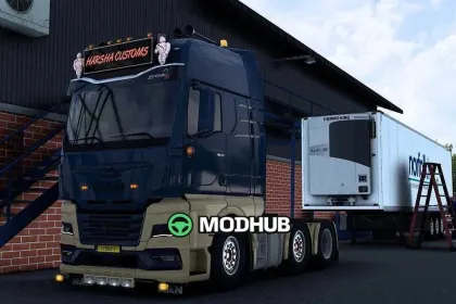 Tuning-Teile für MAN TGX 2020 GX Cab v1.61 für ETS2